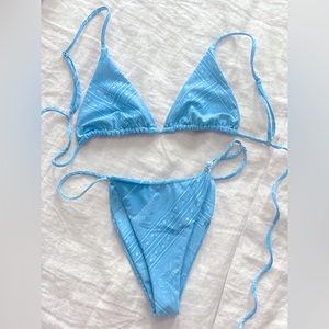 SKATIE Salty Blue Bandana Bikini Top AND Bobbi Bottom